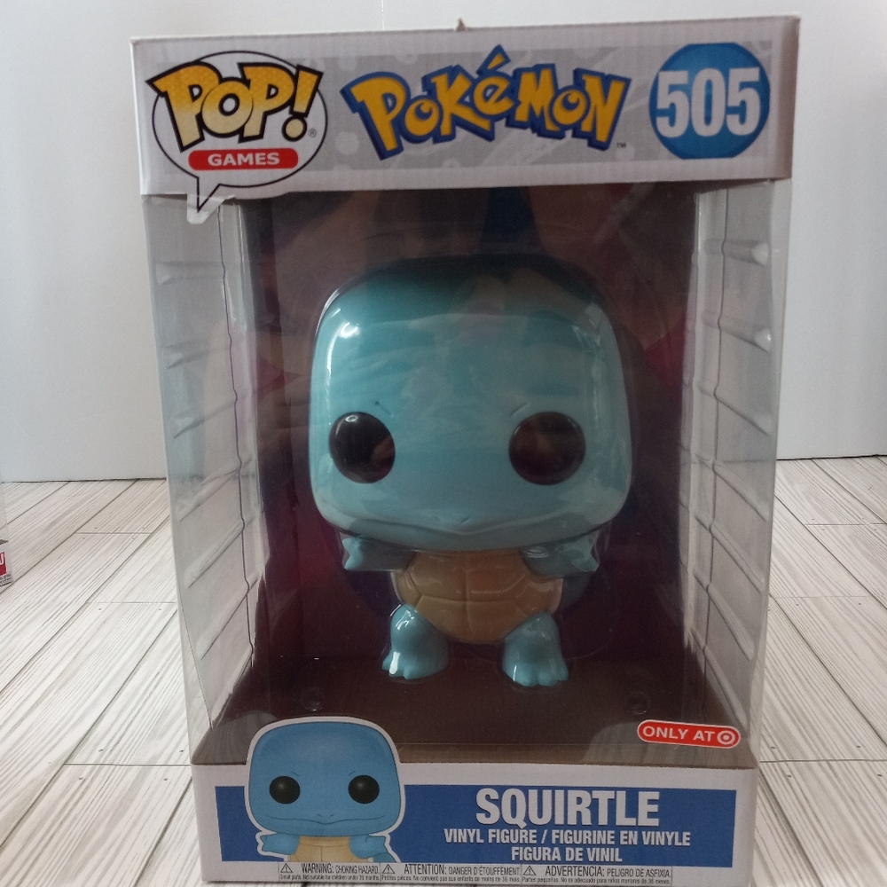 Pokemon Squirtle Jumbo 10" Funko POP! #505